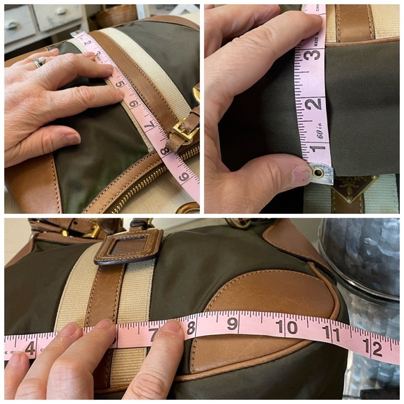 Prada Sporty Green Nylon and Leather Shoulder Bag - Picture 14 of 14